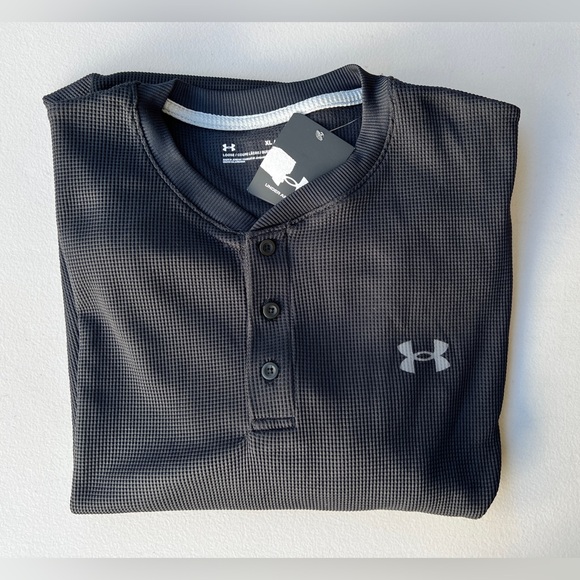 Under Armour Other - Under Armour Long Sleeve Thermal Henley Shirt Mens